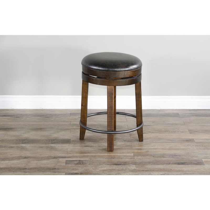 Sunny Designs Counter Swivel Stool, Cushion Seat