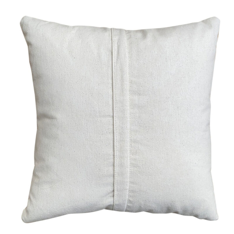 17 X 17 Inch 2 Piece Square Cotton Accent Throw Pillow Set