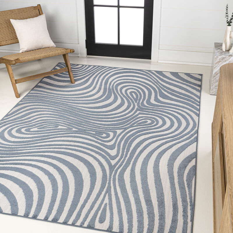 Maribo Abstract Groovy Striped Area Rug