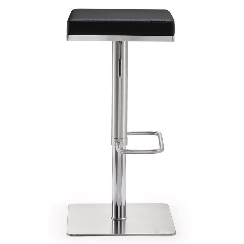 Belen Kox Contemporary Black Steel Adjustable Barstool, Belen Kox