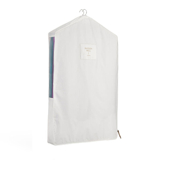 Short Organic Cotton Hanging Garment Bag