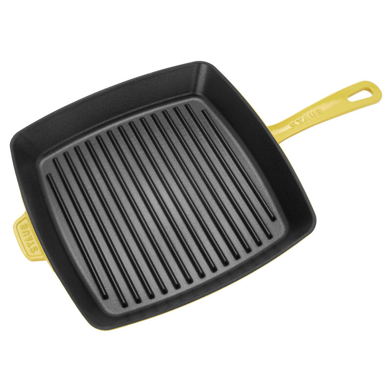 Staub Cast Iron 12-inch Square Grill Pan - Basil