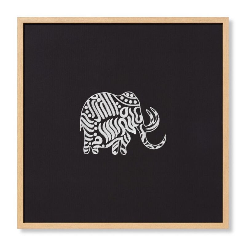 Giwa Black Ivory Wall Art