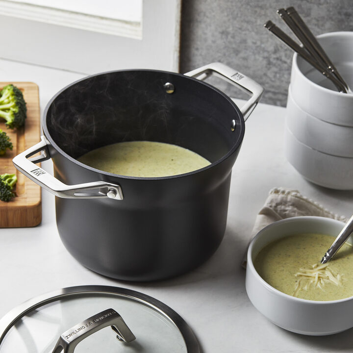 ZWILLING Motion Hard Anodized 4-qt Aluminum Nonstick Soup Pot