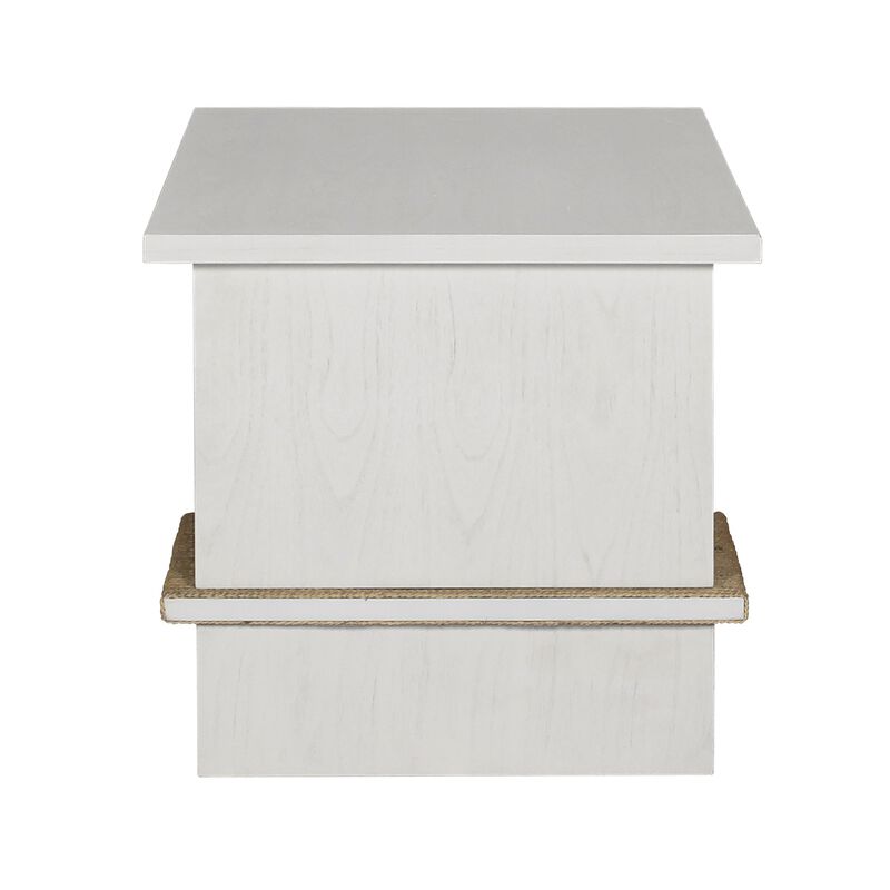 Riverview White Accent Table