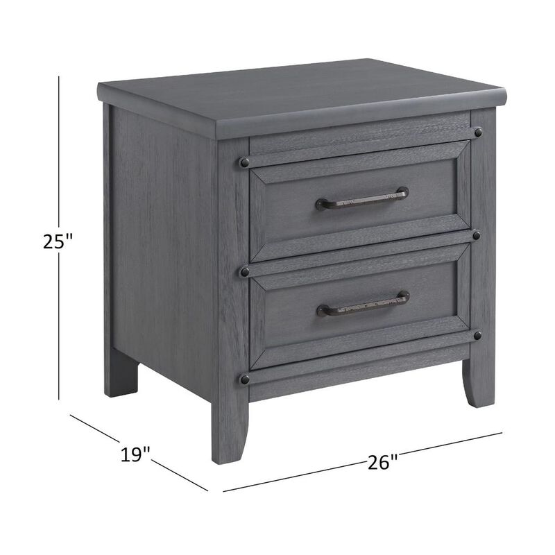 Soho Baby Ellison Nightstand Ash Gray