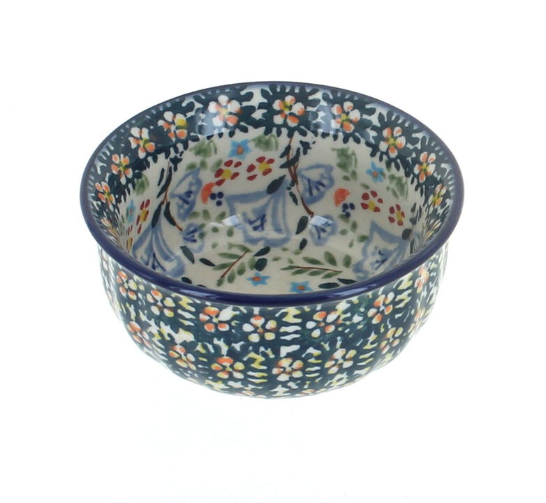 Blue Rose Polish Pottery Sunshine Grotto Small Bowl