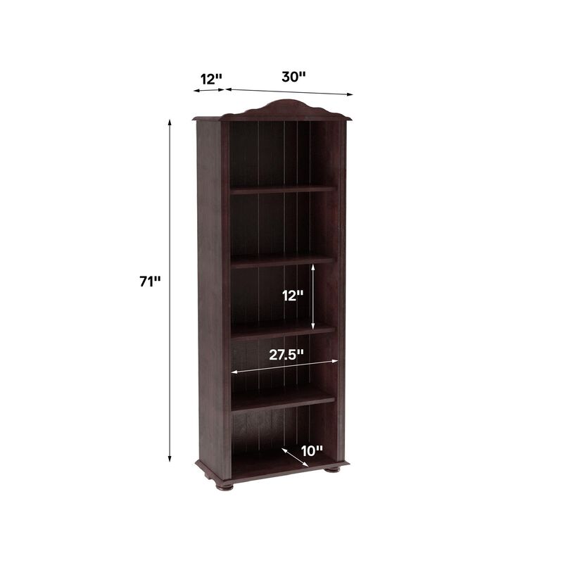 Chester 5 Shelf Open Bookcase