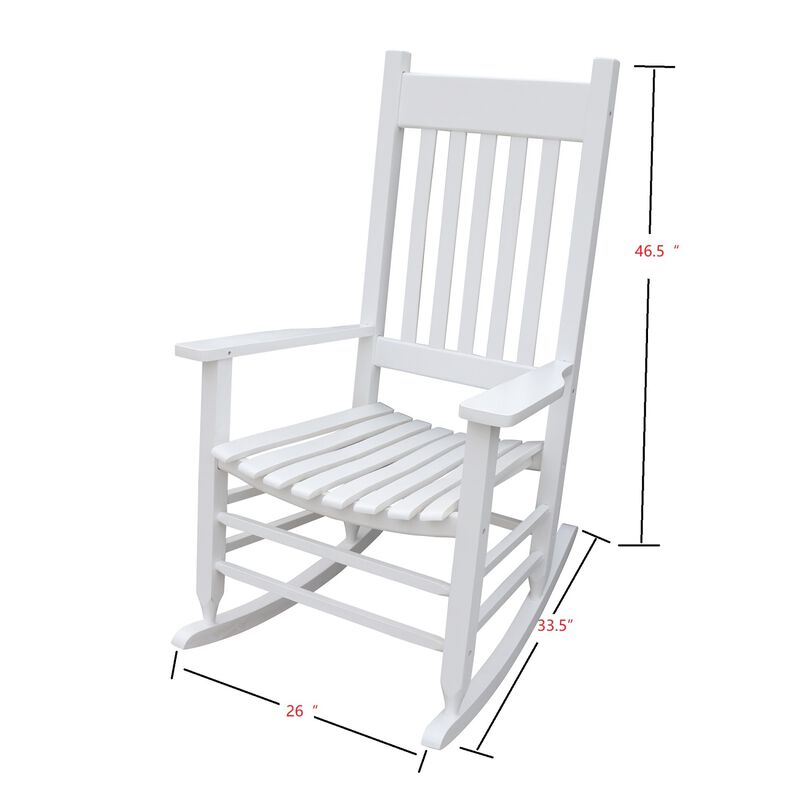 Wooden Porch Rocker Chair