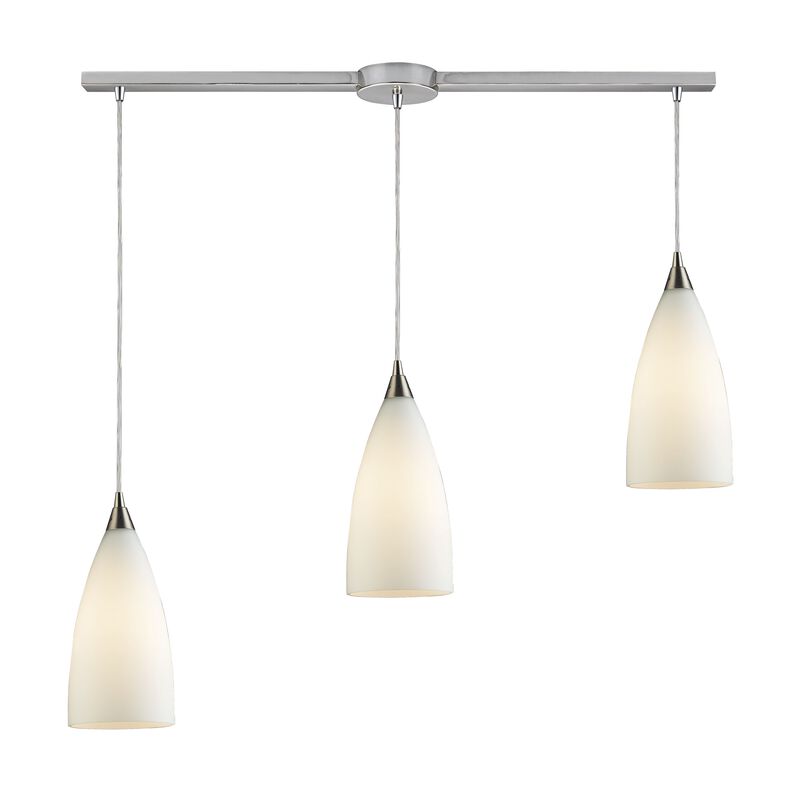 Vesta Slim White Linear Pendant