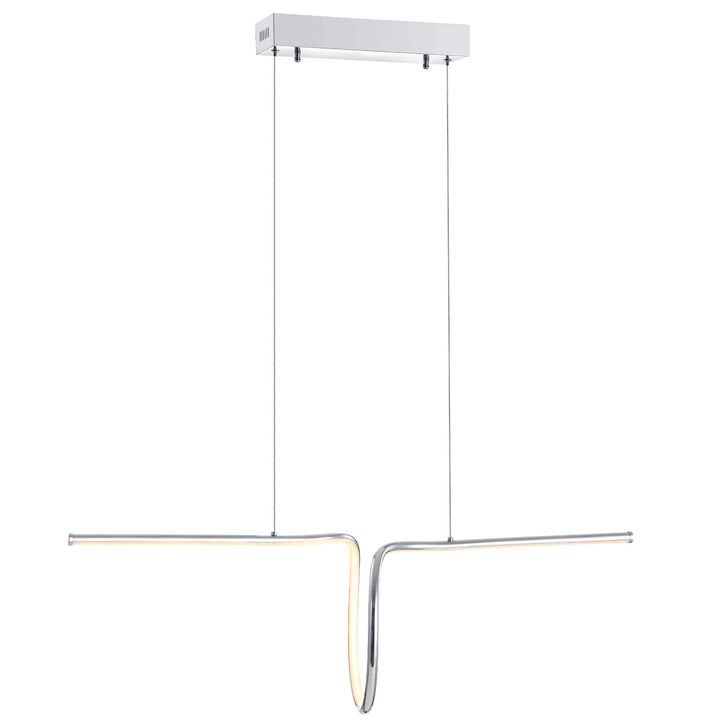 Ali Dimmable Adjustable Integrated LED Metal Linear Pendant