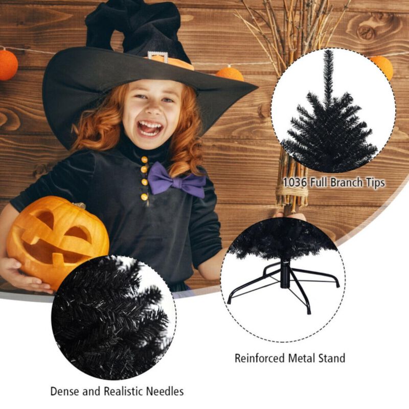 6 Feet Hinged Artificial Halloween Christmas Tree