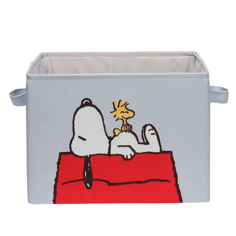 Lambs & Ivy Snoopy Foldable/Collapsible Storage Bin/Basket Organizer w/ Handles