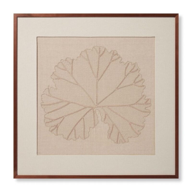 Water Lily Natural Beige Wall Art