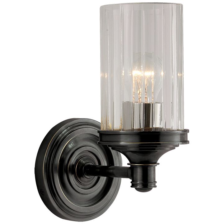 Ava Single Sconce in Bronze