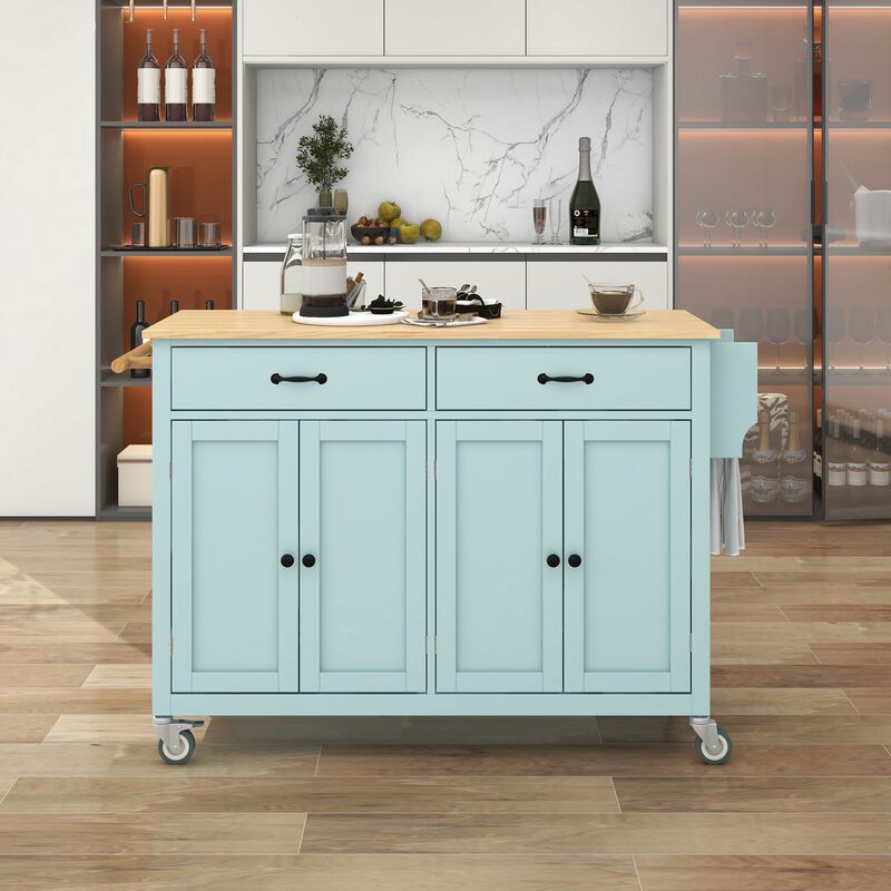 Merax Kitchen Island Cart