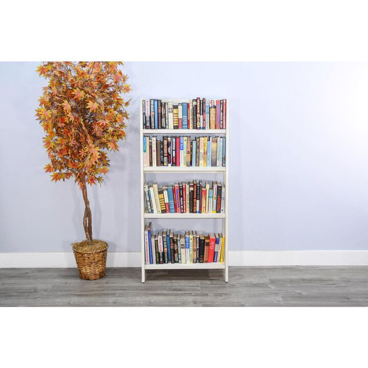 Sunny Designs  60 Mahogany Wood Folding Bookcase