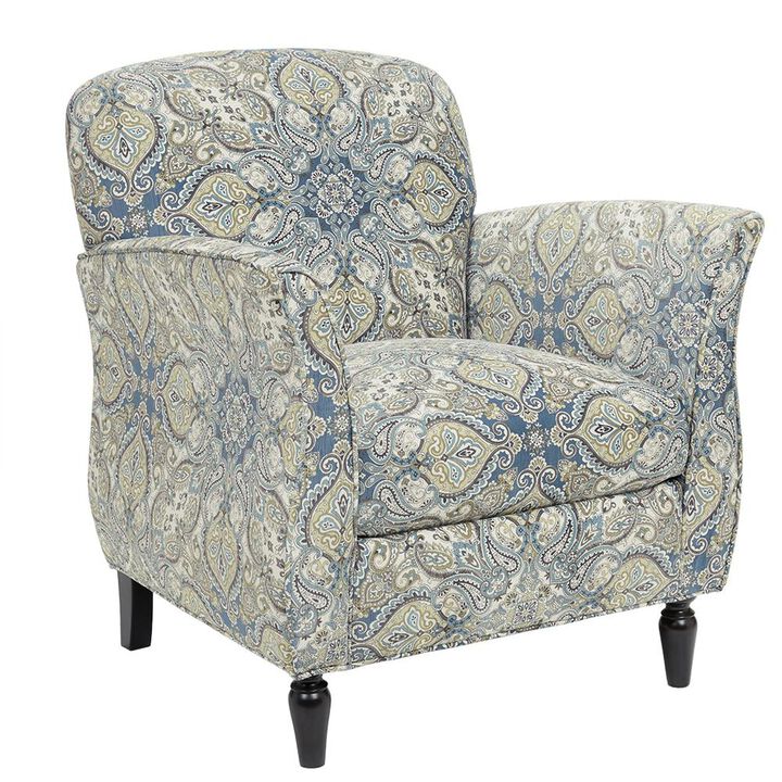 Belen Kox Transitional Printed Accent Chair, Belen Kox