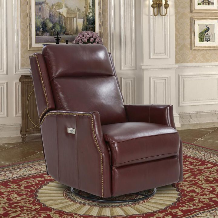 Barcalounger Cavill Swivel Glider Recliner w/Power Recline & Power Head Rest