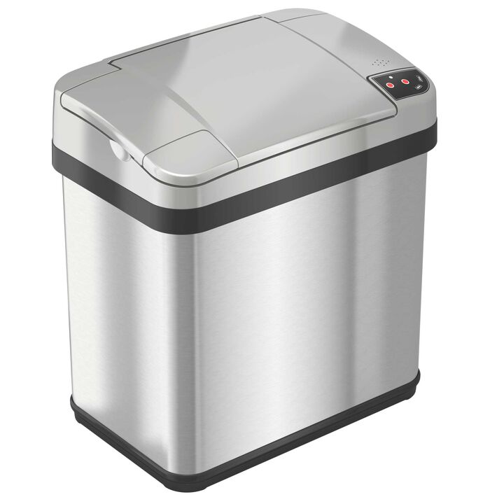 iTouchless 2.5 Gallon / 9.5 Liter Sensor Bathroom Trash Can