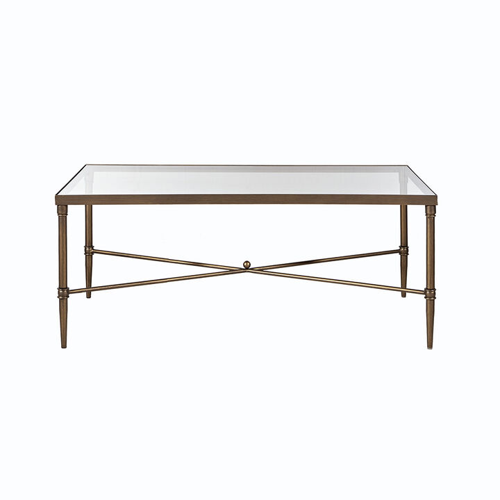 Gracie Mills Frida Rectangle Coffee Table for Modern Living