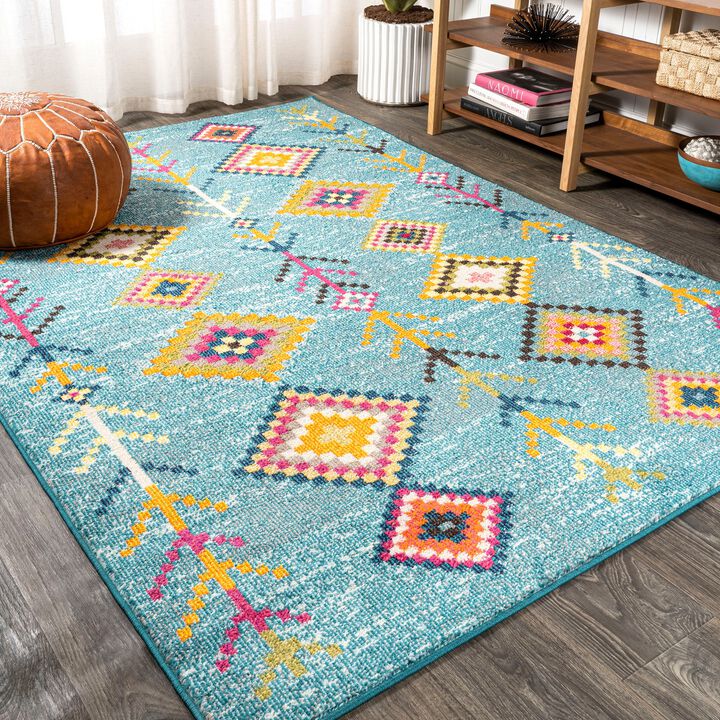 Tribal Love Geometric Area Rug