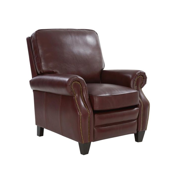 Barcalounger Briarwood Recliner, Marisol Cabernet / All Leather