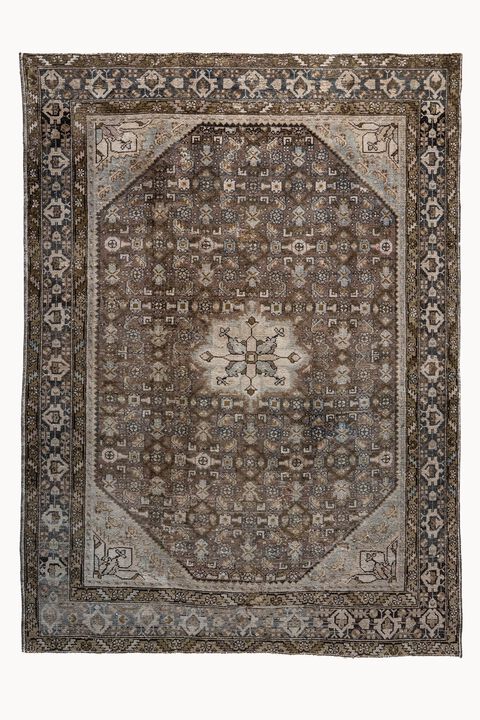 District Loom Antique Malayer scatter rug-Clancy