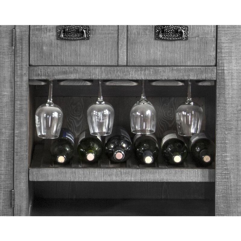 Sunny Designs 80 Traditional Wood Home Bar