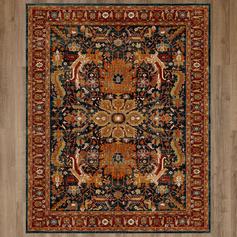 Bobby Berk by Karastan (Series 1) Amara Sapphire 5' 3" X 7' 10" Rug