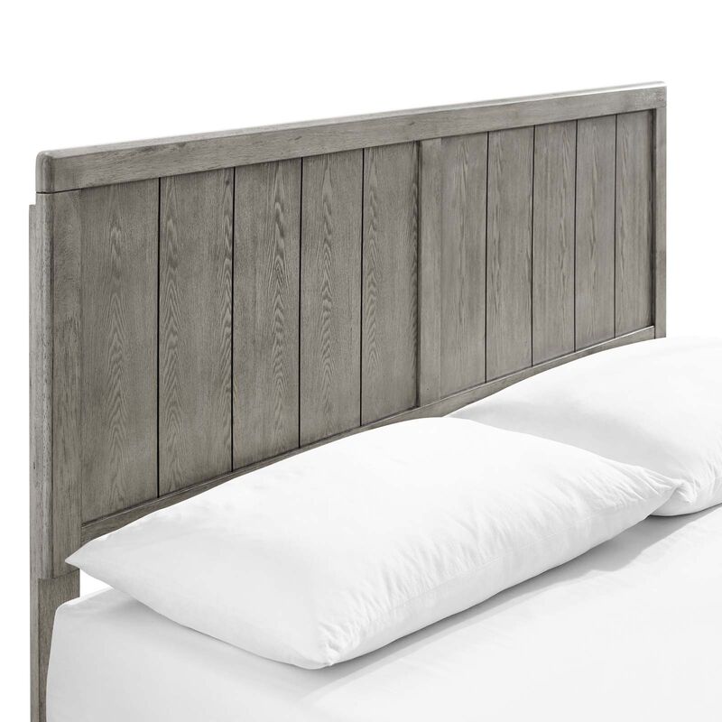 Modway - Alana Full Wood Platform Bed with Angular Frame