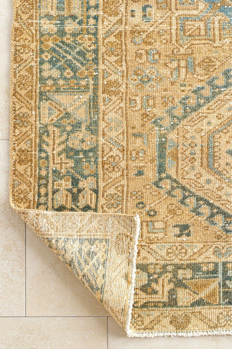 District Loom Vintage Persian Heriz Karaja area rug-Jordan