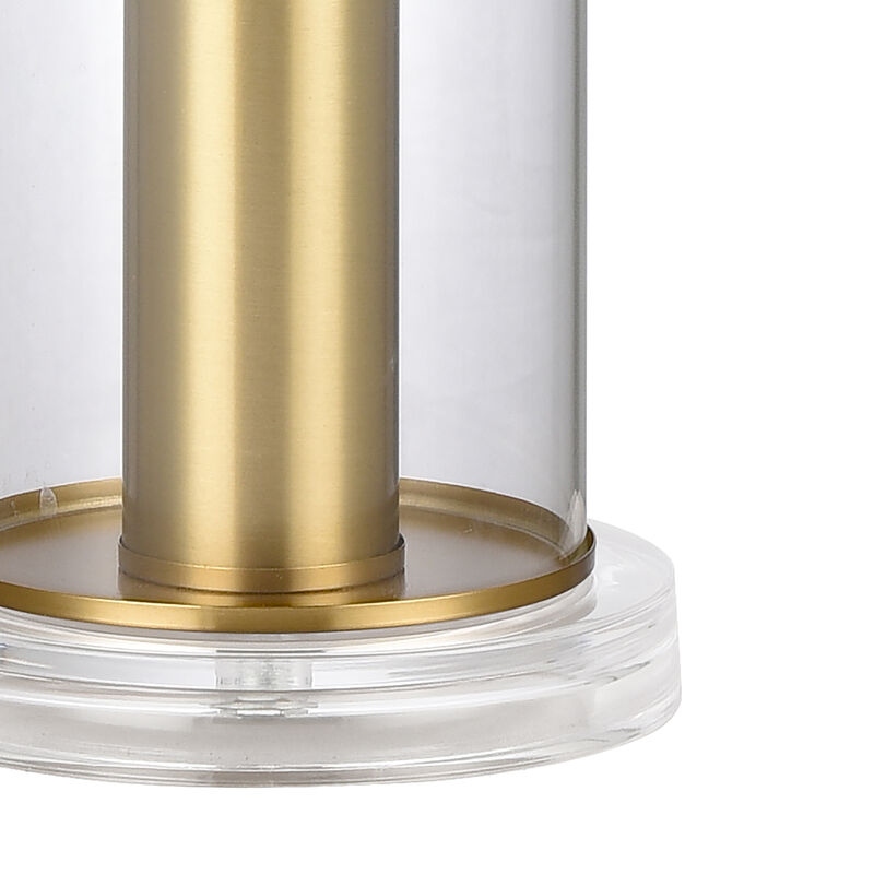 Tower Plaza Gold Table Lamp