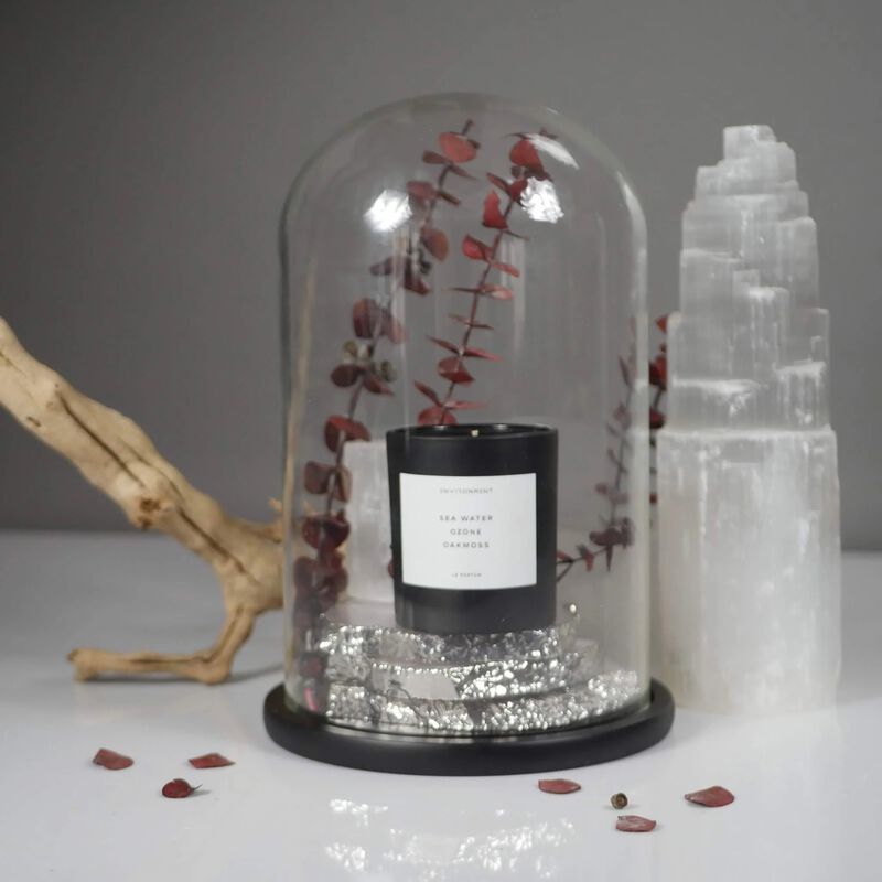 ENVIRONMENT 8oz Candle Inspired by Baccarat Rouge 540® - Amber Crystal | Vetiver | Oud Musk