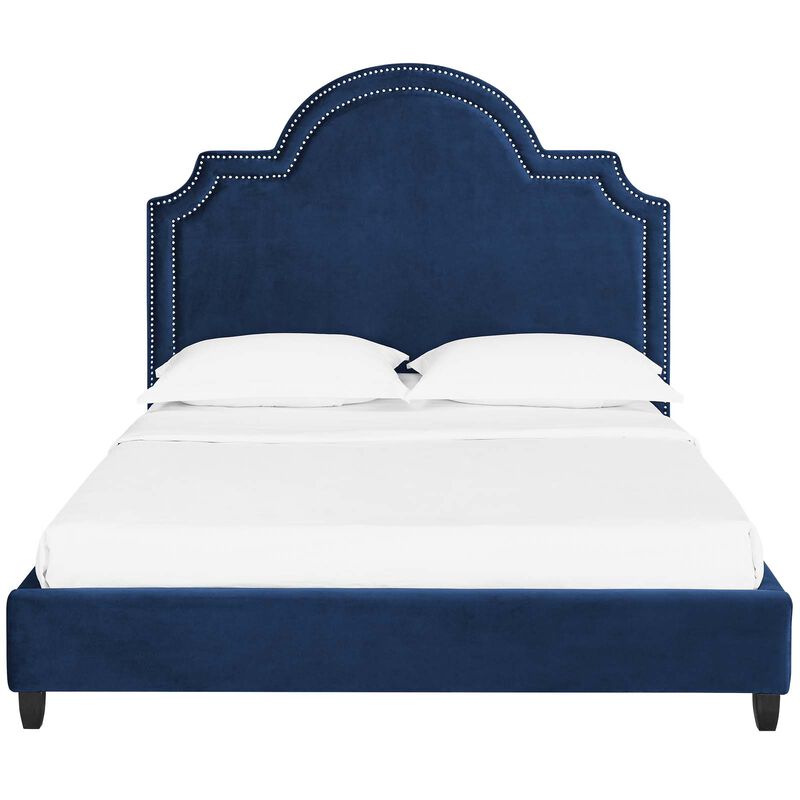 Modway - Primrose Queen Performance Velvet Platform Bed