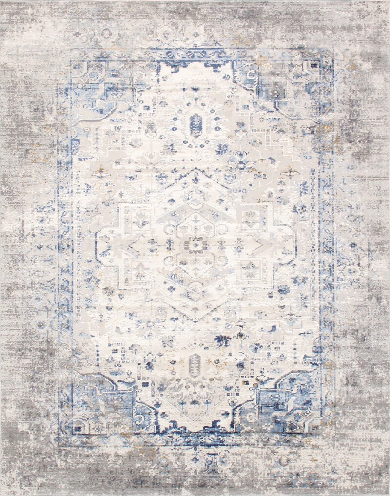 Pasargad Home Turkish Efes Design L. Grey Area Rug- 8' 6" X 11' 6"