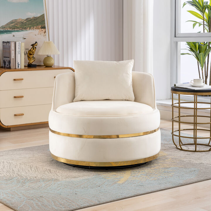 Merax Modern Velvet Upholstered Accent Chair