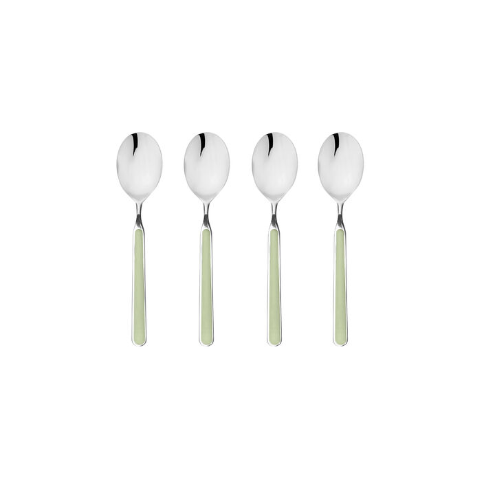 Fantasia 4-Piece Coffee Spoon Set in Sage