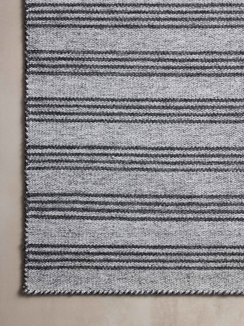 Charlie Dove/Charcoal 2'6" x 7'6" Runner Rug by Magnolia Home by Joanna Gaines x Loloi