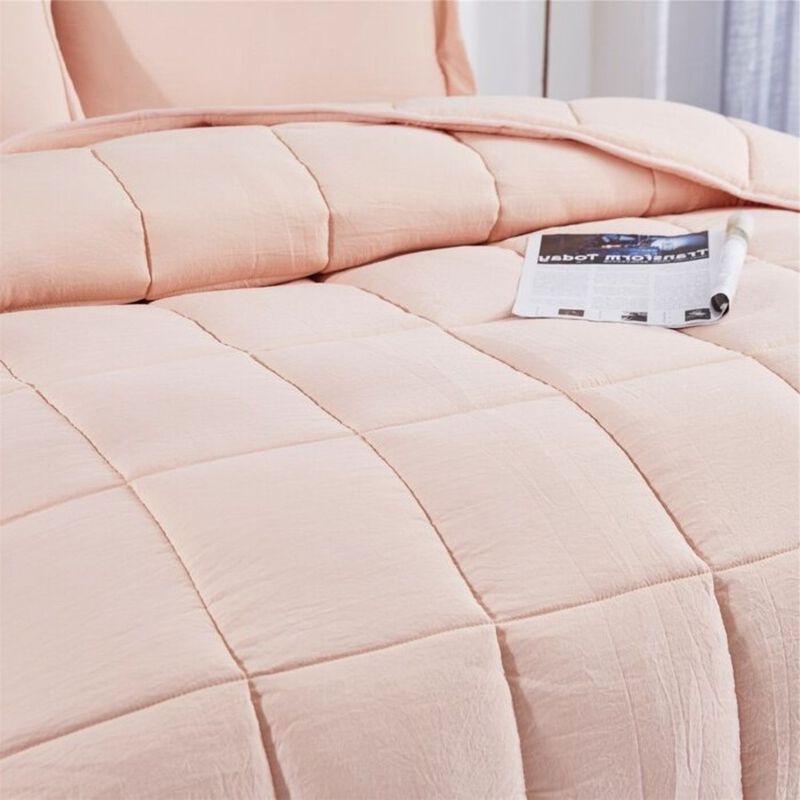 Hivvago 3 Piece Microfiber Reversible Comforter Set