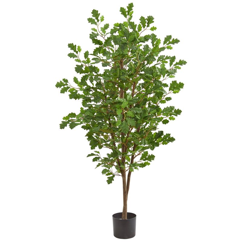 Nearly Natural 5-ft Oak Artificial Tree
