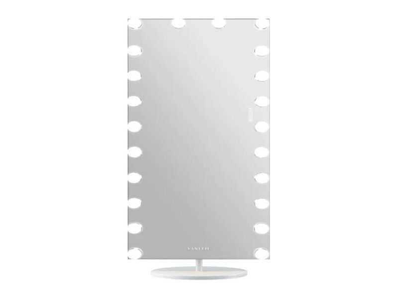 63" * 25.5" Vanity Mirror 22 LED Blubs with Swivel 180º Rotation Stand