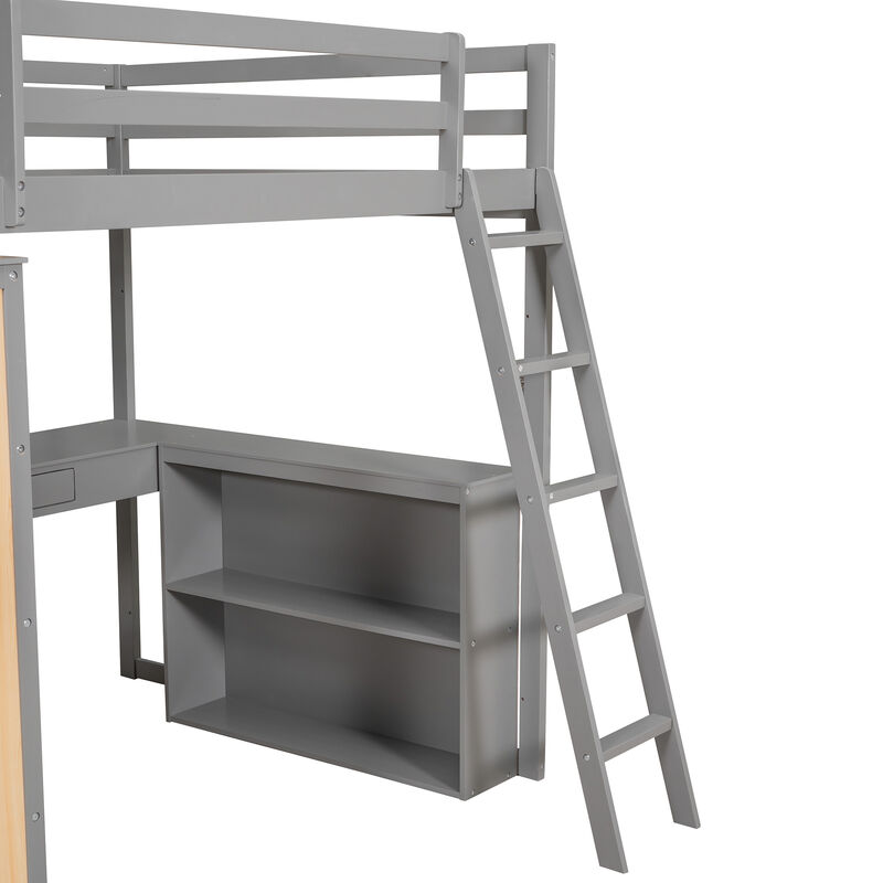 Merax Loft Bed with Ladder