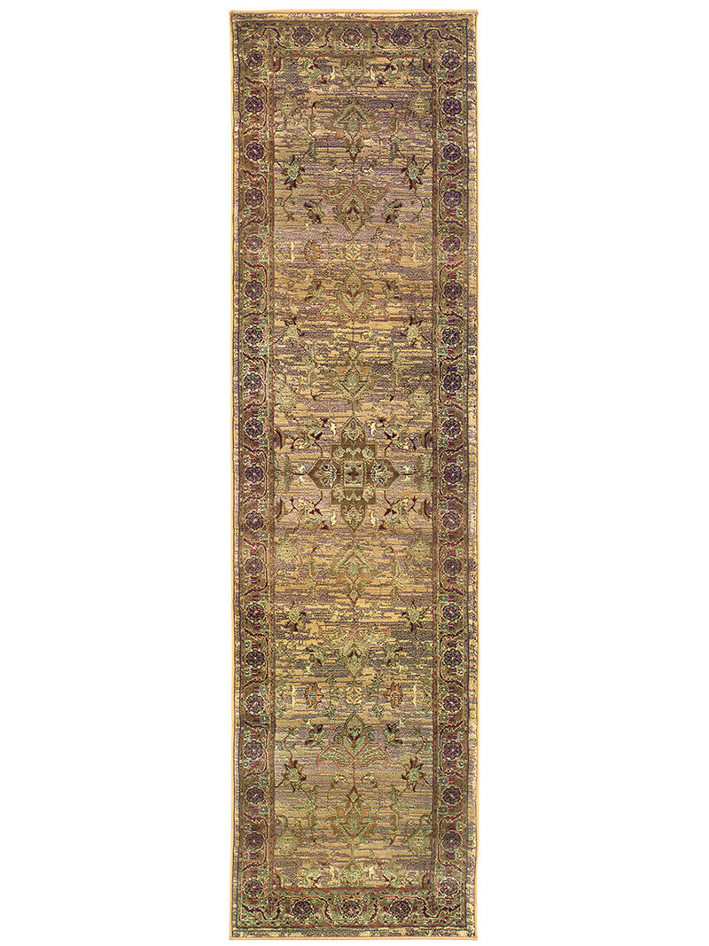 Kharma 2'3" x 7'6" Beige Rug