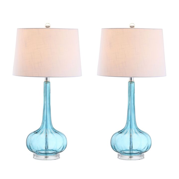 Bette Glass Teardrop LED Table Lamp (Set of 2)
