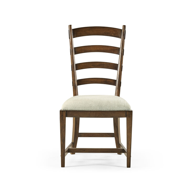 Casual Walnut Dining Chair