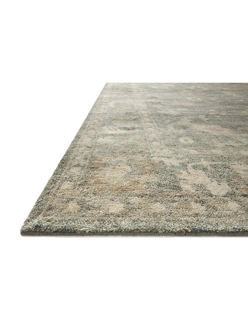 Clement CLM03 Slate/Natural 18" x 18" Sample Rug