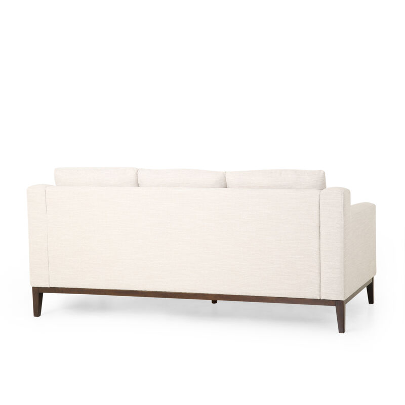 Merax Standard 3-seat Sofa with Wooden Legs