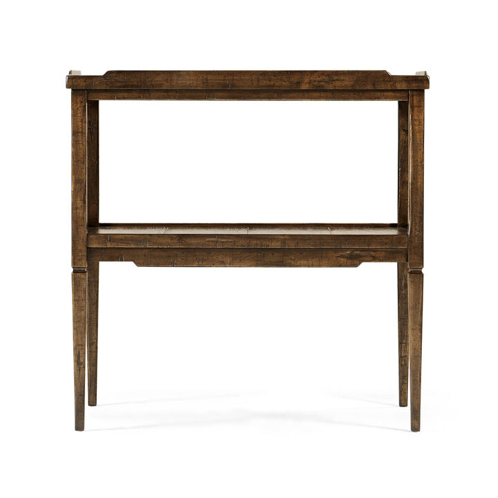 Country Walnut Side Table