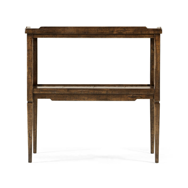 Country Walnut Side Table